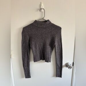 Urban Outfitters Gray Long Sleeve Turtleneck Sweater